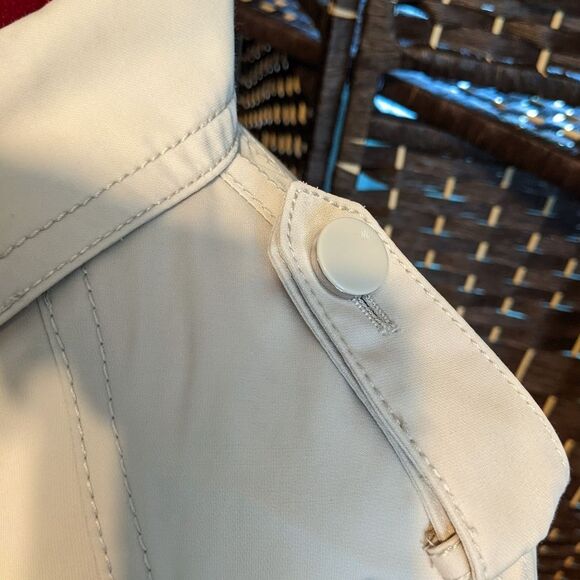 ✅️ Talbots Ivory Cream All Weather Trench Coat - Picture 4 of 11